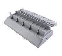 Wrtysully Prensa Grande para Hacer Kebab, Kabab de Plástico Gris, Molde Manual para Kebab, Brochetas para Barbacoa para Kebab