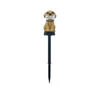 Wrtysully Puppy Solar Lawn Garden Lámpara de Patio Al Aire Libre -Insertado Paisaje Lámpara Decorativa