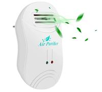 Wrtysully Purificador de Aire Ionizador para el Generador de Iones Negativos de Aire Eliminar Formaldehído Humo Purificación de Polvo Hogar Desodorante de Habitación Enchufe EU