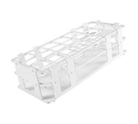 Wrtysully Rack de Tubos de Ensayo de PláStico para Tubo de 30 Mm, 21 Pocillos, Desmontable (21 Orificios)