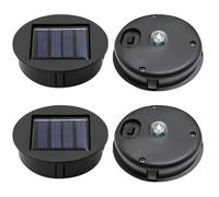 Wrtysully Reemplazo de Luz Solar, Panel Solar Superior, Piezas de Linternas Solares Colgantes para Exteriores, Accesorios de Iluminación de Jardín Impermeables