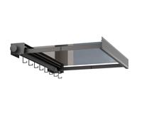 Wrtysully Rejillas de Secado Montadas en la Pared para Lavandería, No Requiere Perforación, Rejilla de Secado, Accesorios de Baño, Red para Secar Ropa, Toalla