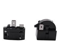 Wrtysully Relé de Arranque QP2-4.7 PTC Relé de Arranque de Refrigerador de 1 Clavija y Protector de Sobrecarga de Refrigerador 6750C-0005P