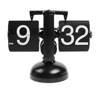 Wrtysully Reloj Digital con Tapa AutomáTica, DecoracióN del Hogar, Reloj con Tapa Retro, Mecanismo Interno Operado para el Hogar, Oficina, Escuela, Hotel