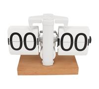 Wrtysully Reloj Digital con Tapa Automática, Reloj de Escritorio con Tapa Automática, Reloj con Tapa, Reloj de Mesa con Tapa Automática, Minimalista, Vintage, para el Hogar y la Oficina