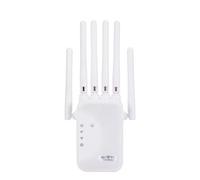 Wrtysully Repetidor de Enrutador WiFi Inalámbrico de 1200 Mbps, Amplificador de Señal WiFi de Doble Banda 2.4G/5G, Enchufe de la UE.