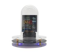 Wrtysully RGB Nixie Tube Reloj Inteligente WiFi Red LED Emisor de Luz IPS Pantalla A Color DIY AnalóGico Digital Tubo Luz