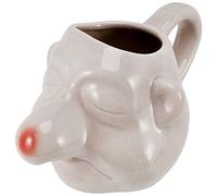 Wrtysully Separador de Huevo de Nariz Grande de CeráMica Separadores de de Huevo de Filtro de Manejar Herramienta para Hornear Soporte de Huevo para Cocina