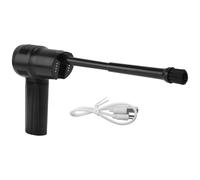 Wrtysully Soplador de Aire InaláMbrico de 60000RPM, Soplador de Aire InaláMbrico Ajustable, Soplador de Polvo Comprimido, Limpiador de CáMara de PC con Teclado de Mano