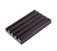 Wrtysully Soporte de ExhibicióN de Monedas de DesafíO Soporte de Monedas de Estante Soporte de ExhibicióN de Monedas de DesafíO de Madera Quemado de 4