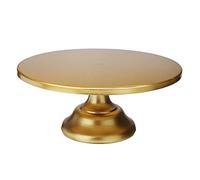 Wrtysully Soporte de Pastel Redondo de Hierro de 12 Pulgadas Soporte para Pastel Base Postre Soporte Boda Fiesta de CumpleañOs-