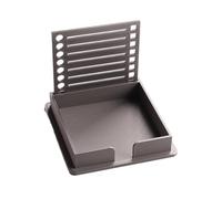 Wrtysully Soporte para Notas Adhesivas con Plantilla, Dispensador de Notas Adhesivas Compatible con Notas, Organizador de Notas para Bloc de Notas,B