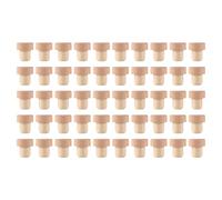 Wrtysully Tapones de Corcho en Forma de T de Corcho para Botella de Vino de 50 Piezas para TapóN de Corcho de Vino Corchos de Vino Reutilizables TapóN de Vino de Madera y Caucho
