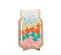 Wrtysully Tarro de Recompensas para NiñOs con Estrellas Tablero de Recompensas de Entrenamiento Diario en el Aula Tarro de Recompensas del Aula con Fichas Tabla de Tareas
