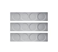 Wrtysully Tarros de MagnéTicos Rack Tarros de de Acero Inoxidable Base de Placa de Pared Base Montada en la Pared para Latas de MagnéTicas
