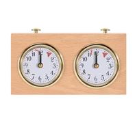 Wrtysully Temporizador de Ajedrez, Reloj de Ajedrez Internacional Digital Profesional, Temporizador de Ajedrez de Conteo Descendente de Madera, Temporizador de Ajedrez PortáTil