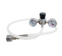 Wrtysully Válvula Reductora de Presión del Espumador de Nata Válvula Reguladora Conector de Aireación para Válvula Reguladora de Presión de Nata de 0,95 L/580 G