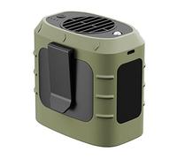 Wrtysully Ventilador Colgante de Cintura de 8000MAh, Miniventilador PortáTil Sin Hojas UBS, Ventilador de Cuello Colgante de Carga de Emergencia, Ventilador Deportivo, Verde