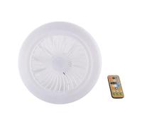 Wrtysully Ventilador de Techo de 30 W con Luces Integradas E27 IluminacióN de Techo Remota Dormitorio Sala de Estar Interruptor de Control LáMpara de Casa A