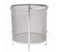 Wrtysully Vino de Cerveza de Acero Inoxidable Casa Cesta de Filtro de Cerveza Colador Herramientas de Barra de Barware Bolsa de Filtro para Mermeladas de Gelatina Cerveza S