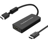 Wrugste Conversor PS2 a HDMI, adaptador PS2 a HDMI, compatible con interruptor de relación de aspecto de pantalla 4:3/16:9. Funciona para PS1/2 HD Link Cable