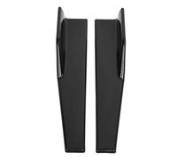 Wrx Faldas Laterales, Faldas Laterales Universales para Automóviles, Delantales de Guardabarros Automotrices, 2 Piezas de Falda Lateral Negra Mate Universal para Automóvil Divisor