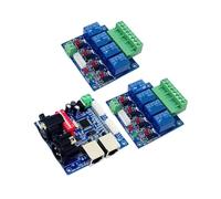 WS-DMX-RELAY-4CH/* 2 4/8CH 10A * 4/8CH relé decodificador DMX512 Controlador LED DC12V 4 canales RJ45 LED RGB decodificador de tira de luz(WS-DMX-RELAY-4CH X 2)