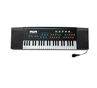 WS - Sintetizador - 37 Teclas - Iniciación - 610609 - 63 cm - Negro - Ideal para Principiantes - Música - Instrumento - Izzy - Piano - Músico Amateur - Cable USB Incluido - Micrófono