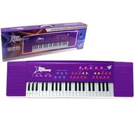 WS - Sintetizador - Licencia Oficial Star Academy - 37 Teclas - Iniciación - 610809SA - Violeta - Teclado - Música - Instrumento - Piano - Cantante - Micro - Ideal Para Principiantes