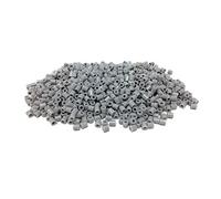 WS UK Paquete de 1000 cuentas de fusibles de 5 mm Midi - funciona como Hama Beads [gris claro]