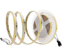 WS2811 Cob - Tira de luces LED para carreras de caballos, mando a distancia inalámbrico, DC24 V, potencia de 20 m, 10 m, juego completo (1 tira de 5 m (sin controlador), 4000 K