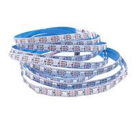 WS2812B RGB direccionable 5M 60 LEDs/m WS2812 300 LED tiras con 5050 SMD LED blanco PCB no impermeable IP30