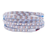 WS2813 (actualizado WS2812B) 5 m 300 píxeles direccionables digitales individuales RGB de doble señal LED flexible 5050 SMD Magic Dream Color DC5V (WS2813, PCB blanco 60led IP30 5 m)
