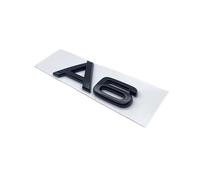 WSADRFXS Coche Pegatina para 55TFSI A3 A3 A4 A5 A6 RS3 RS5 RS6 RS8 Q5 Q7,3D Cromado Emblema Adhesivo Styling Accesorios,Black-A6