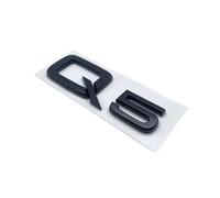 WSADRFXS Coche Pegatina para 55TFSI A3 A3 A4 A5 A6 RS3 RS5 RS6 RS8 Q5 Q7,3D Cromado Emblema Adhesivo Styling Accesorios,Black-Q5