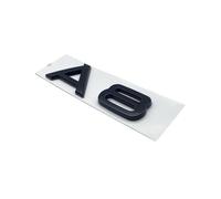 WSADRFXS Coche Pegatina para A4L A6L A8L 45TFSI 50TFSI A1 A3 A4 A5 A6,3D Cromado Emblema Adhesivo Styling Accesorios,Black-A8