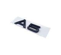 WSADRFXS Coche Pegatina para A4L A6L A8L A1 A3 A4 A5 S3 S4 S5 S7 S8,3D Cromado Emblema Adhesivo Styling Accesorios,Black-A5