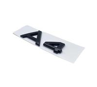 WSADRFXS Coche Pegatina para S3 S4 S5 S6 A3 A4 A5 A6 A7 A8,3D Cromado Emblema Adhesivo Styling Accesorios,Black-A4