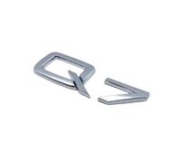 WSADRFXS Coche Pegatina para S3 S4 S5 S6 A3 A4 A5 A6 A7 A8,3D Cromado Emblema Adhesivo Styling Accesorios,Silver-Q7