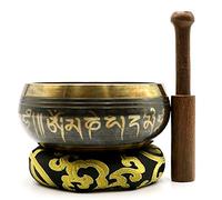 Wsaman Antiguo Antiguo Juego De Cuencos Tibetanos Chakra Tibetano Hecho A Mano Cuenco De Curación Arte Antiguo Latón Instrumento Musical para Meditación Curación Relajación Yoga,2,12.5cm