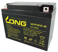 WSB Battery Kung Long WP20-6 6 6V 20Ah AGM M5 - Fieltro de plomo, compatible con MP20-6, PS-6200, UPS