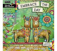 WSBL Calendario de pared Embrace The Day 2024 de 12 x 12 pulgadas (24997001684)