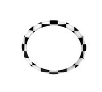 WSBOJXTH Compatible con Mini para Cooper F54 F55 F56 F57 F60 Cubierta Anillo Panel Palanca Cambios Coche Accesorios Decoración Interior Modificación del Coche(Plaid)