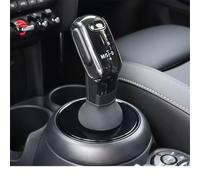 WSBOJXTH Compatible con Mini para Cooper F55 F56 F54 F57 F60 Cubierta Palanca Cambios, Accesorios Decorativos Protectores Interiores para Coche Modificación del Coche(B 2019-2023 Black)