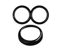 WSBOJXTH Compatible con Mini para Cooper R50 R52 R53 2001 2002 2003 2004 Embellecedor del Panel Palanca Cambios Consola Modificación del Coche(Black)