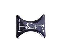 WSBOJXTH Compatible con Smart 451 para Fortwo 2009 2010 2011 2012 2013 2014 Pegatina Decorativa Panel Palanca Cambios del Coche Modificación del Coche