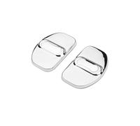 WSBOJXTH Compatible con Smart 451 para Fortwo para Forfour 2016 2017 2018 2019 2020 Cubierta Cerradura Puerta Coche Pegatina Accesorios Modificación del Coche(Silver)