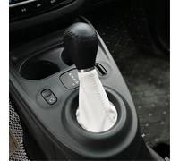 WSBOJXTH Compatible con Smart 453 para Fortwo para Forfour Palanca Cambios Freno Estacionamiento Cubierta Decorativa Accesorios Interiores Modificación del Coche(White)