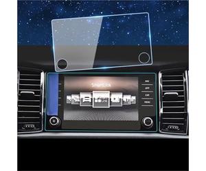 WSBOJXTH Película protectora Compatible Con Skoda Para Kodiaq Para Karoq 2017 2018 8/9 Pulgadas Navegación GPS Para Coche Protector De Pantalla De Vidrio Templado Película Protectora(8 inch)