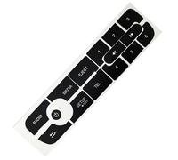 WSBOJXTH Sticker de Carro Compatible con Megane para Master III Pegatinas De Reparación De Botones De Coche CD Radio Audio Botón Reparación Calcomanías Pegatinas Accesorios De Coche